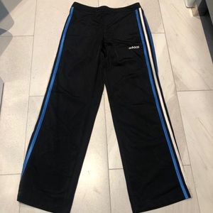 Adidas Junior Kids Athletic Black Track Pants